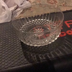 Glass decorative fruit bowl from France geoloc